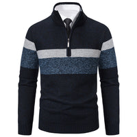 Stand-collar Warm Knitted Sweater Pullover