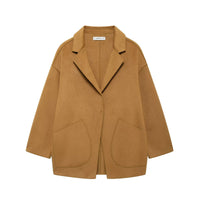 Women's Clothing Double-sided Woolen Coat