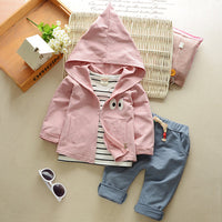 Children's three-piece long sleeve