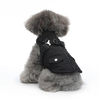 Dog Supplies Cotton Chest-Back Zip Jacket