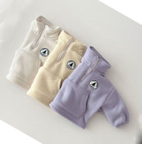 Two Piece Fleece Medium High Neck Trousers