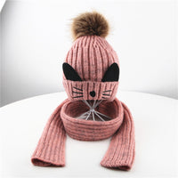 Knitted hat suit