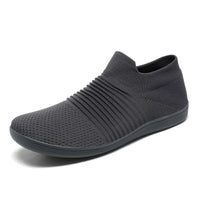 Men's Shoes Fly Woven Mesh Casual Lightweight Breathable One Pedal Thin Fitness Shoe