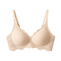 Lace Wireless Seamless Nylon Bra