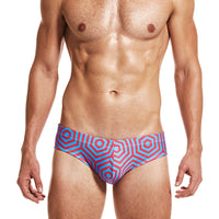 Men's Fashion Breathable Low Waist Printed Body Shaper Boxer Briefs