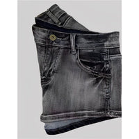 Low Waist Washed Denim Shorts Women's Tight
