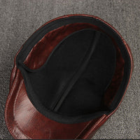 First Layer Cowhide Comfortable And Fashionable Sunscreen Beret