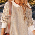 European And American Leisure Loose All-matching Jumper Top