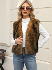 Eco-friendly Faux Fur Vest For Men And Women From Europe And The US