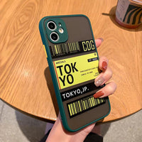 Compatible with Apple , Boarding Pass Skin Precision Hole Phone Case