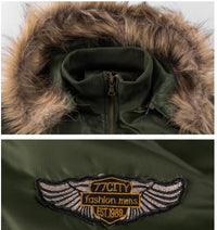 3D Plus Velvet Thick Winter Coat Coat Military Wear Tide Coat