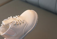 Single Leather Net Celebrity Foreign Trade Baby Short Boots