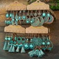 Vintage Earrings Women's Geometric Tassel Earrings Bohemia