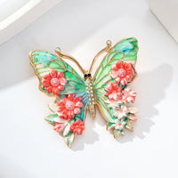 Enamel-painted Butterfly Brooch Sophisticated Luxe Yet Understated And Effortlessly Versatile