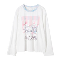 Japanese long-sleeved t-shirt women