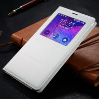 Smart cover for clamshell windows for Samsung note4