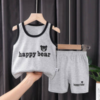 Children's Vest Suit Summer Pure Cotton