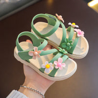 Girls' Foreign Style Anti Slip Soft Sole Sandals
