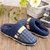 Autumn and winter Japanese Style Men's new household cotton wool thick bottom indoor and outdoor thick cotton slippers wholesale