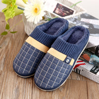 Autumn and winter Japanese Style Men's new household cotton wool thick bottom indoor and outdoor thick cotton slippers wholesale