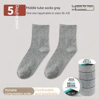 Summer Travel Business Trip Compression Socks Daily Disposable Breathable Sweat Absorbing