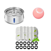 Pet 4L Water Drop Large Capacity With Window Stainless Steel Water Dispenser