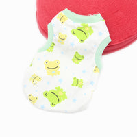 Candy-colored Pet Springsummer Thin Cotton Printed Vest