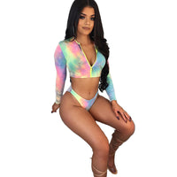 Printed swimsuit suit