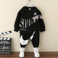 Boys' Matching Long-sleeve Suit Spring And Autumn New
