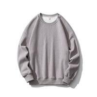 Corduroy Sweater Men's Casual Round Neck Pullover