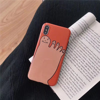 Cute Cartoon Phone Case For  Fashion Funny Finger Expression