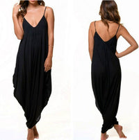 Low-cut V-neck Sexy Suspender Jumpsuit