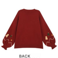 Christmas Bestie Matching Sweaters Retro Figure-flattering Knitwear