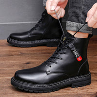 Trendy Locomotive Net Red Boots
