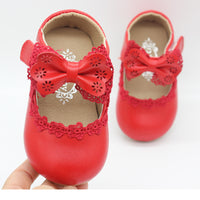 In the autumn of new Korean all-match cute baby baby girls Bow Shoes soft bottom shoes shoes