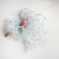 Pet Leather Collar Bow Cute Photo Props
