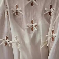 Women's Sling Shirt Hollow Bow Shirt