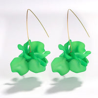 Exaggerated Three-dimensional Petal Flower Earrings