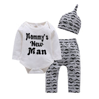 Long-sleeved Romper Three-piece Suit