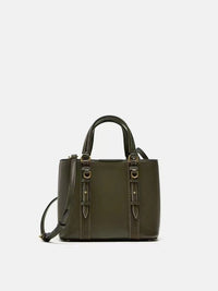 Women's Olive Green Mini City Portable Messenger Bag