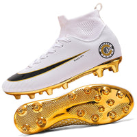 Training Special High-top Gold-plated Bottom Football Shoes