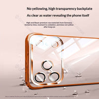 Borderless Half-wrap Protective Transparent Phone Case