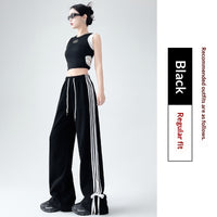 Bow-knot Sweatpants For Women High-waisted And Versatile