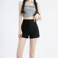 Casual All-matching High Waist Figure Flattering Shorts Women's Outer Wear