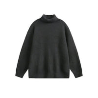 New Autumn Winter High-neck Knit Sweater For Men Japanese-style Vintage