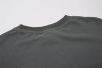 American Street Fashion Letter Printed Long Sleeve Wash