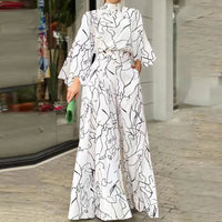 Elegant Striped New Print Jumpsuit For Women