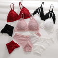 High-End Wireless Beauty-Back Thin Plus-Size Underwear Set
