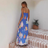 Summer New Style Tube Top Long Dress Women's