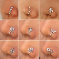 Zircon U-shaped Nose Clip African Personality Free Perforation